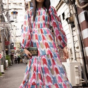 Oliphant Smocked Top Maxi Dress